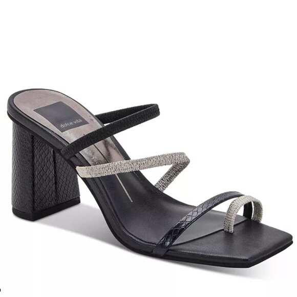 Dolce Vita Prisma Square Toe Strappy Sandals Size 10 New - Picture 1 of 8